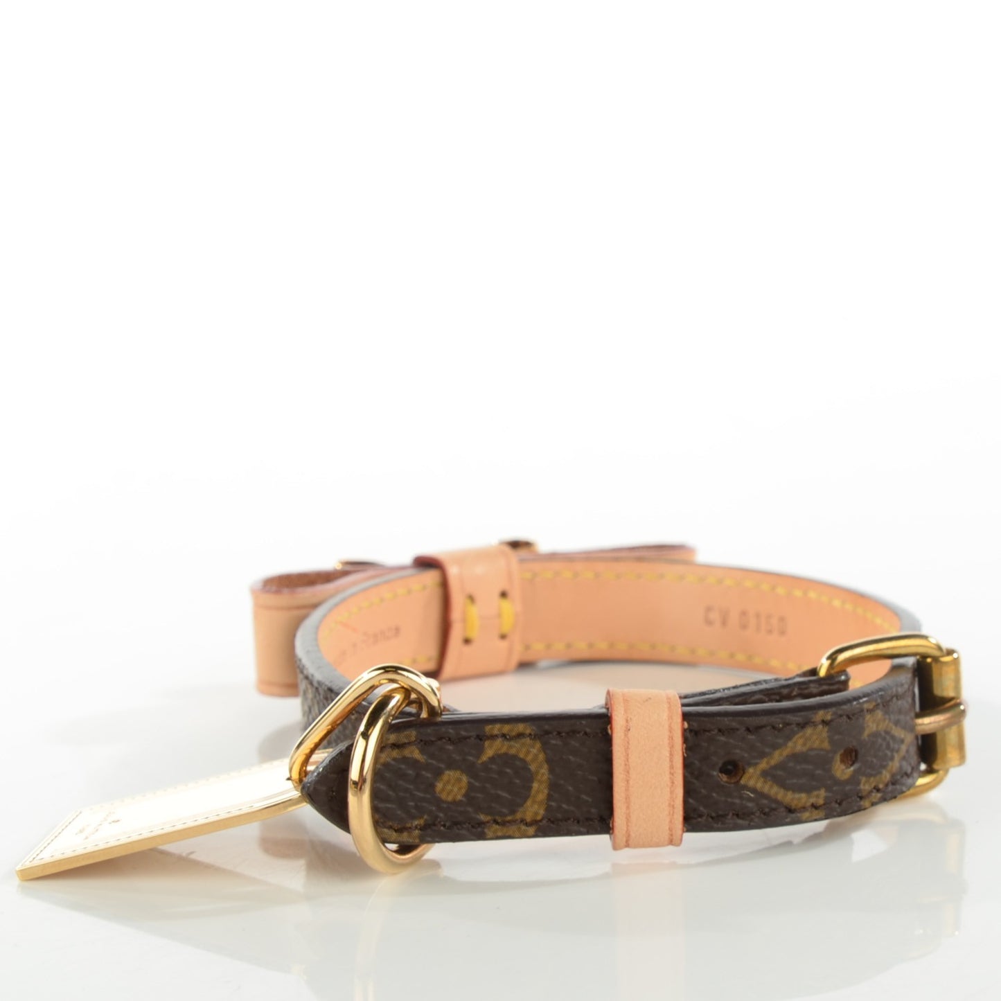 Monogram Baxter Dog Collar PM