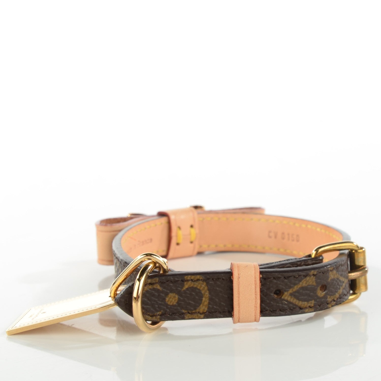 Louis Vuitton Monogram Baxter Dog Collar PM 3 of 7
