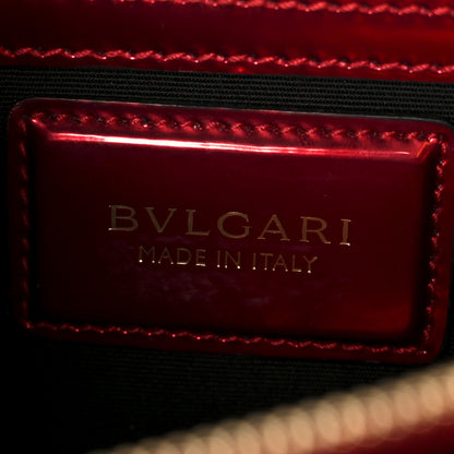 Bulgari Metallic Calfskin Serpenti Forever Shoulder Bag Red 7 of 12
