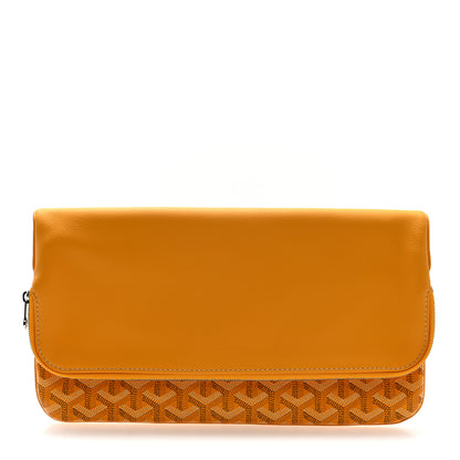 Goyard Goyardine Sainte Marie Soft Clutch Yellow 1 of 7