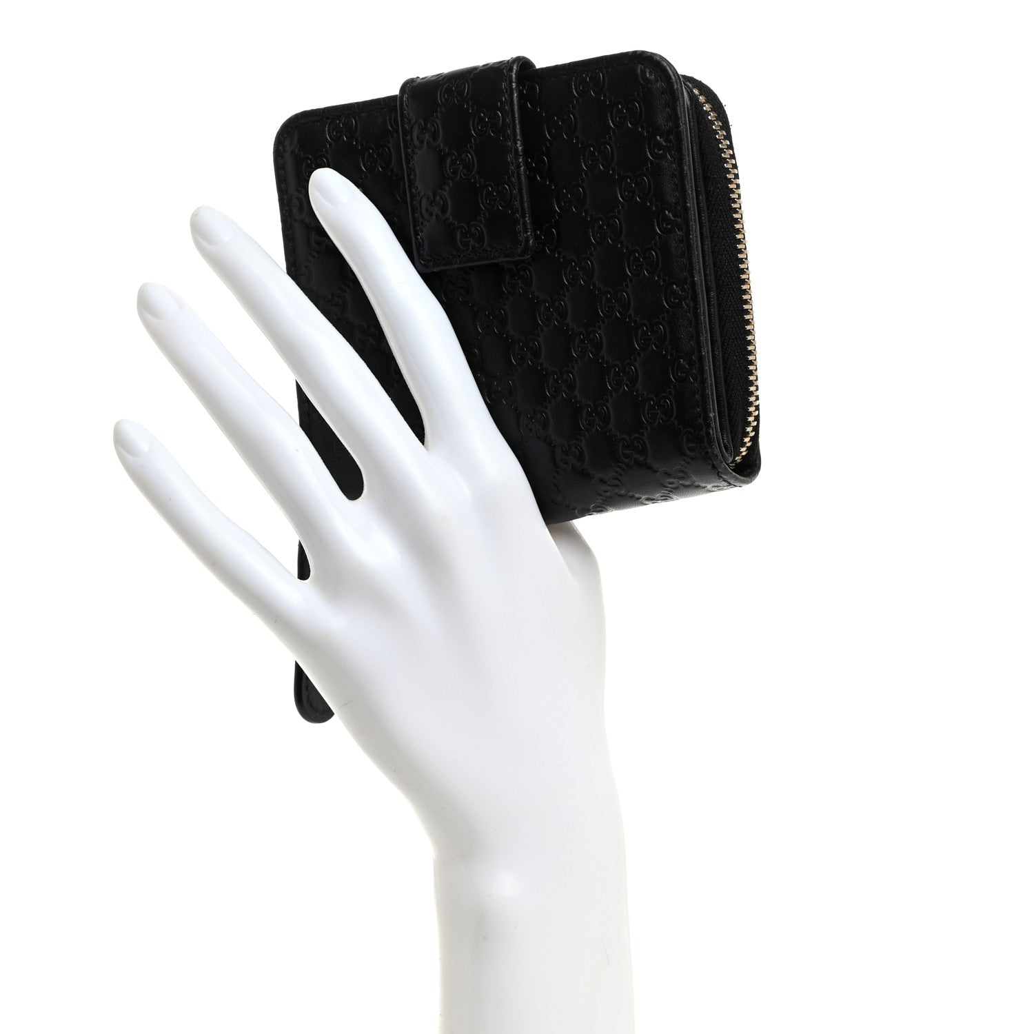 Gucci Microguccissima Compact Wallet Black 2 of 9