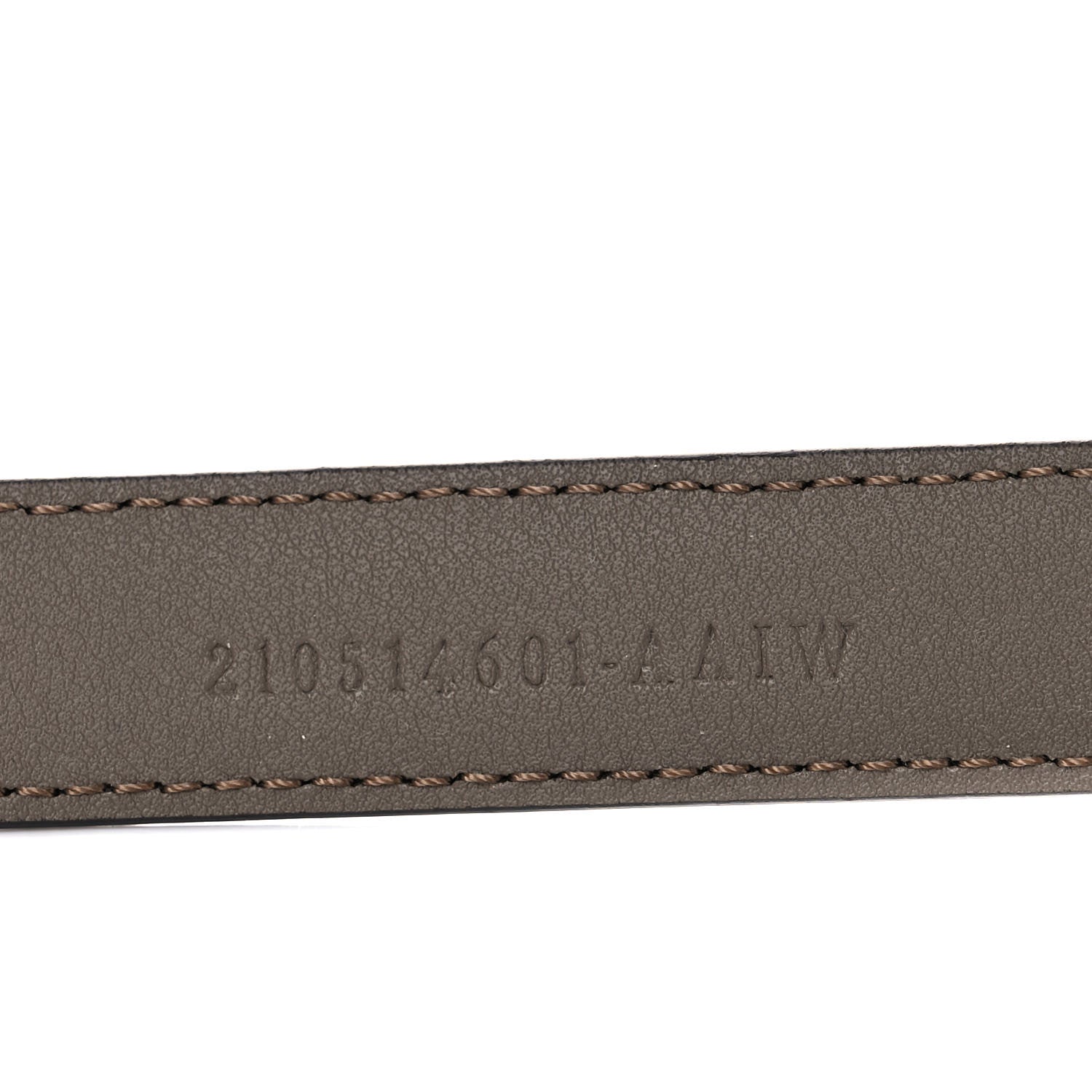 Fendi Vitello King FF 2CM Belt 85 34 Grey 4 of 8