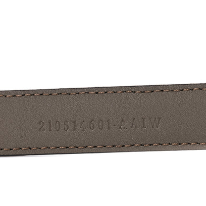 Fendi Vitello King FF 2CM Belt 85 34 Grey 4 of 8