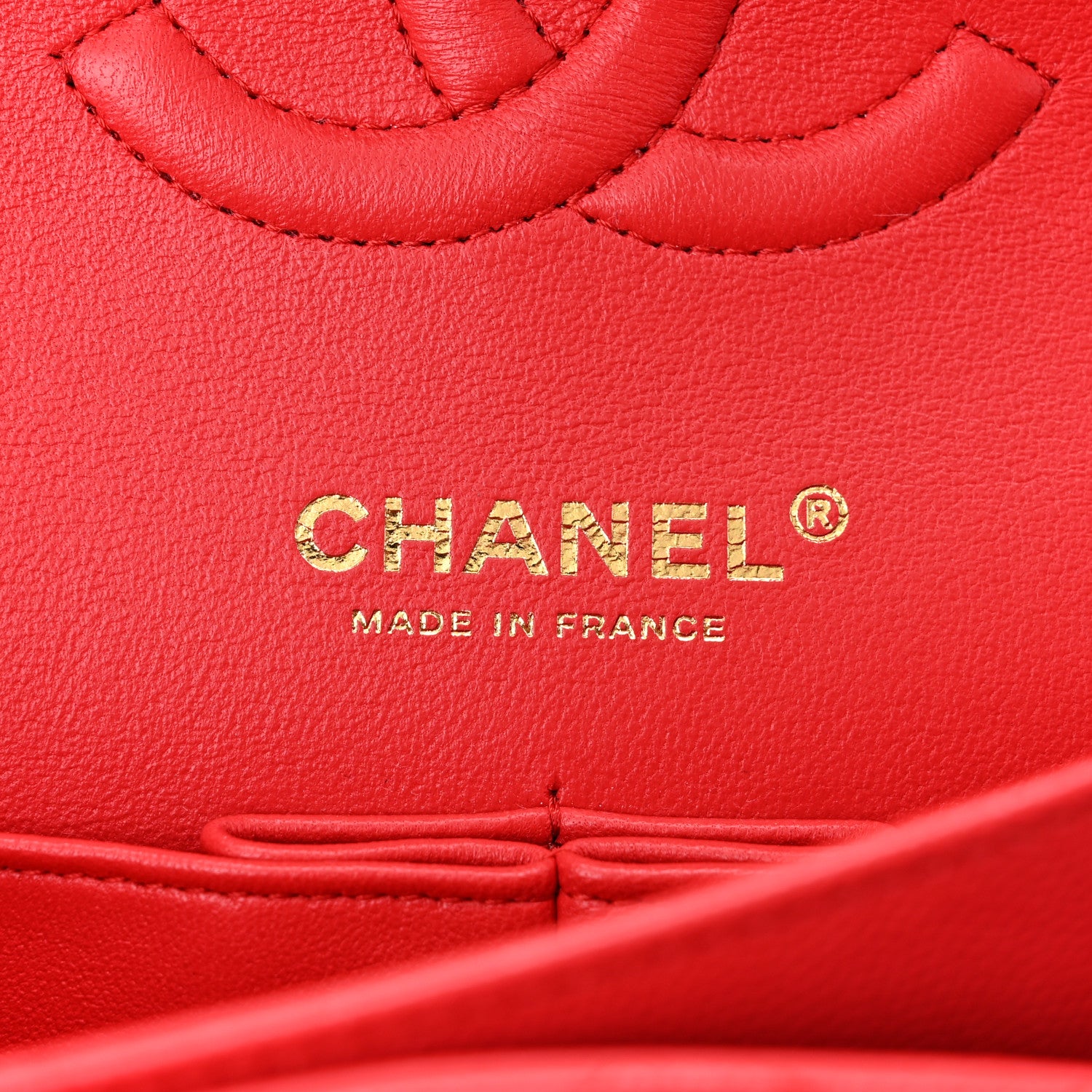 Chanel Caviar Quilted Medium Double Flap Red 6 of 10
