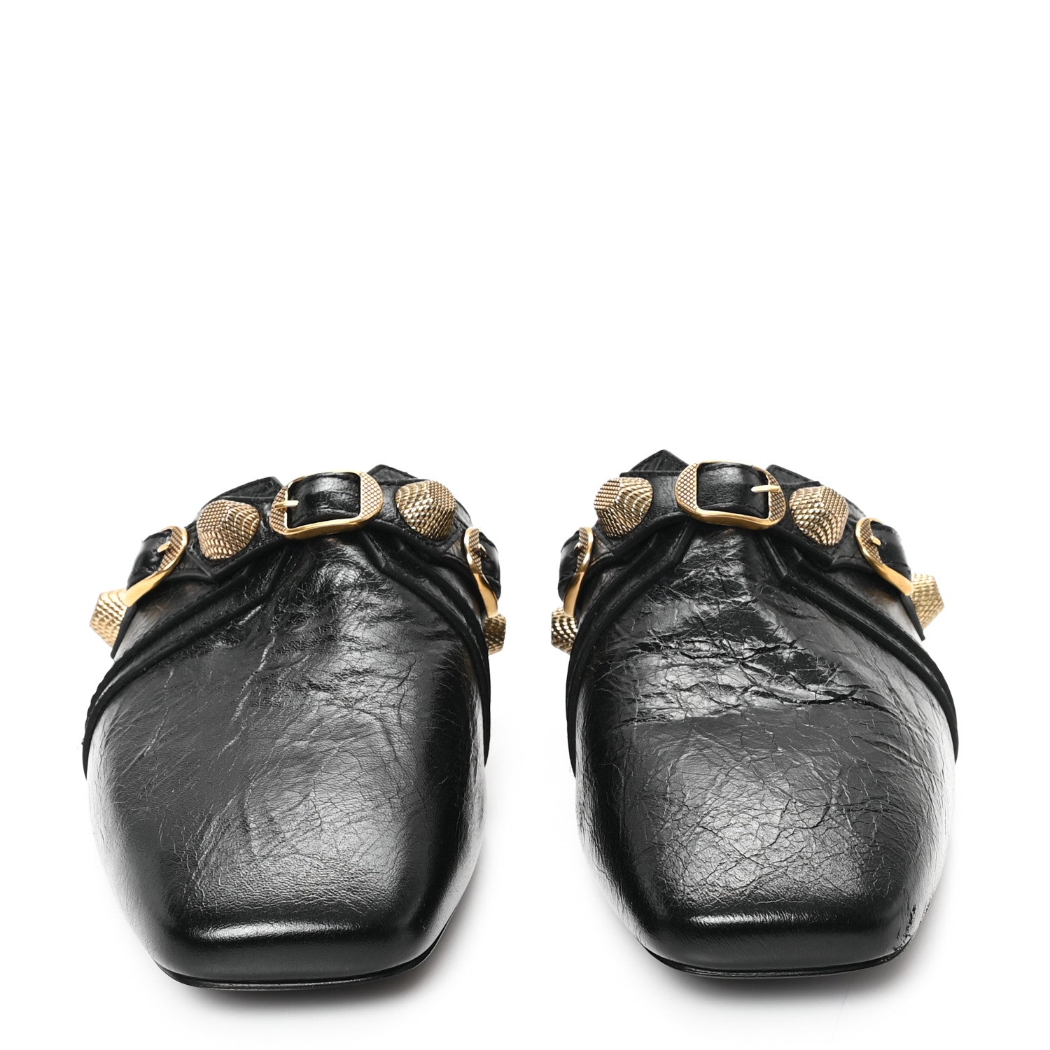 Balenciaga Agneau Arena Cagole Cosy Mules 37.5 Black 3 of 10