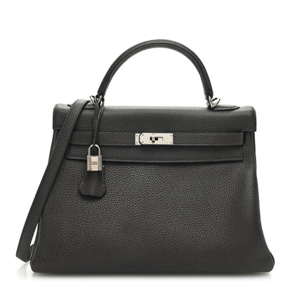 Hermes Togo Kelly Retourne 32 Graphite 1 of 10
