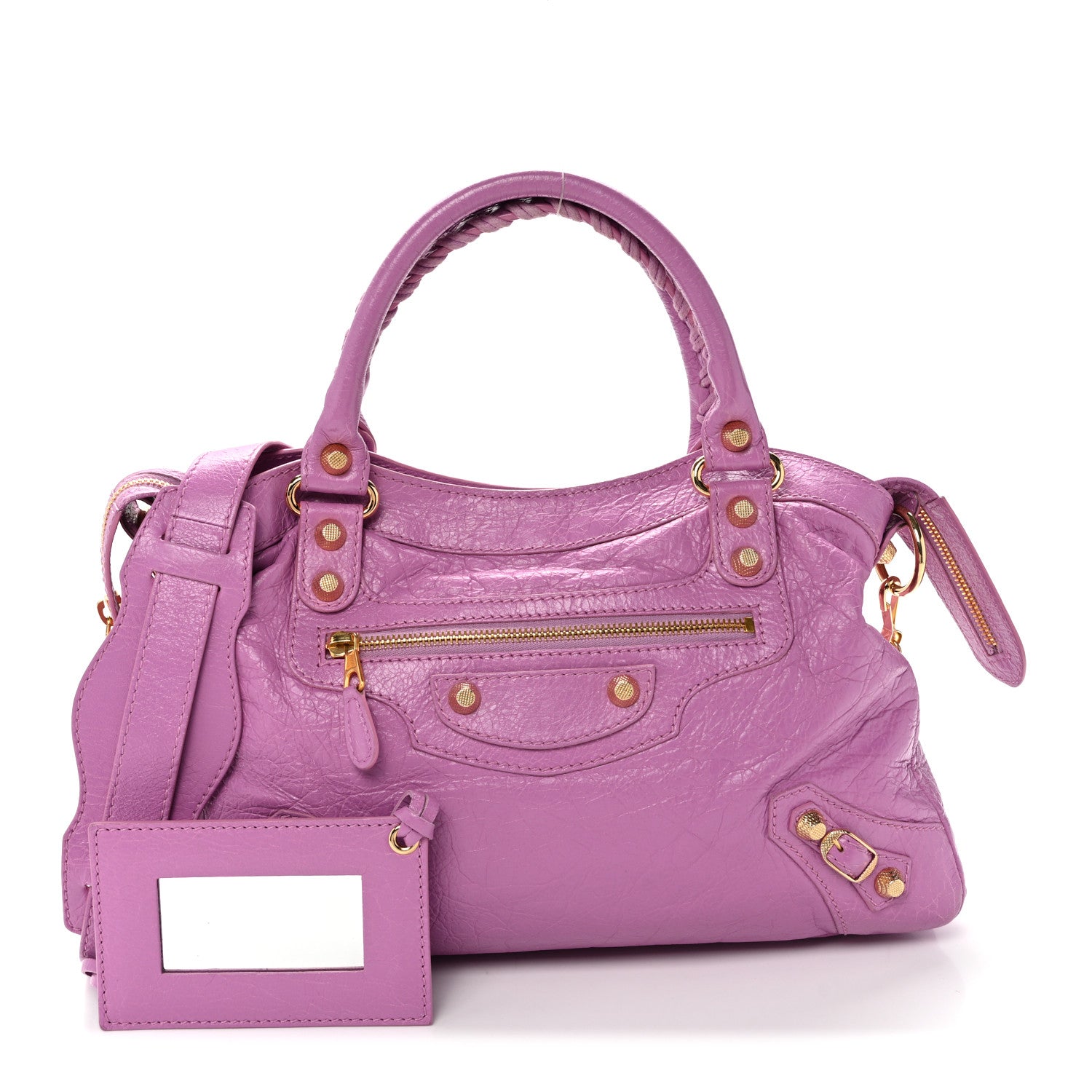 Balenciaga Agneau Giant 12 Gold Hardware Town Rose Berlingot 3 of 11
