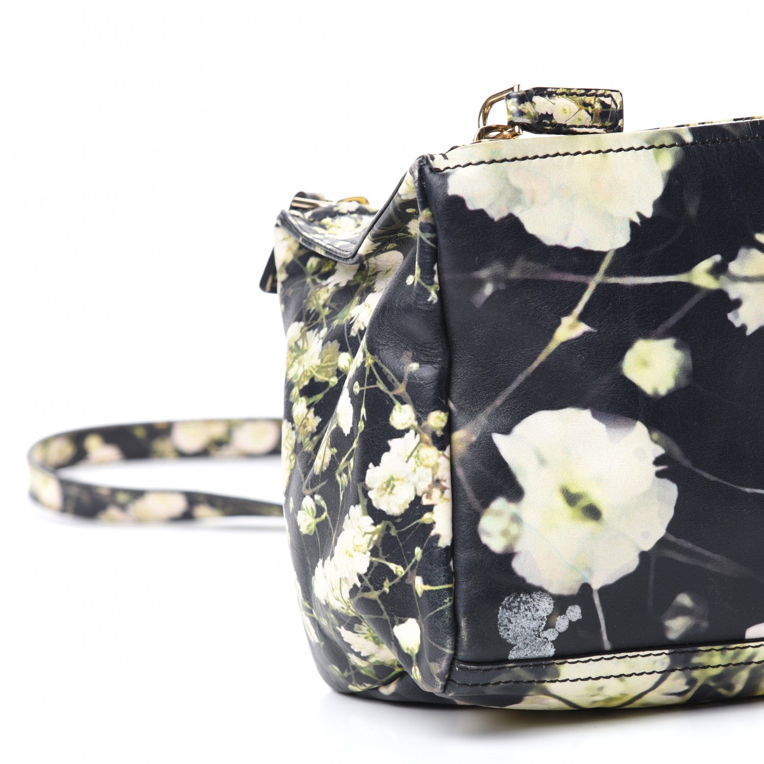 Givenchy Lambskin Baby's Breath Print Medium Pandora Black 6 of 10