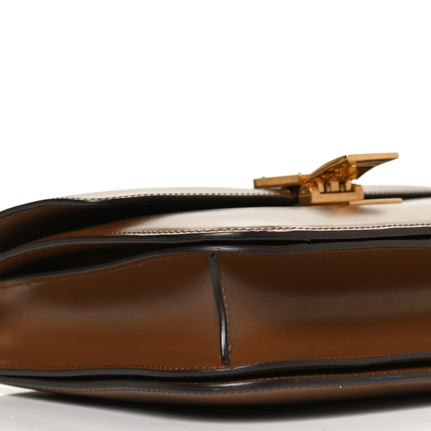 Celine Box Calfskin Medium Classic Box Flap Bag Camel 9 of 12