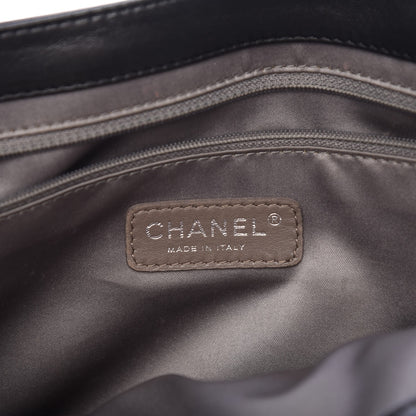 Chanel Lambskin Quilted Jumbo Coco Rain Flap Black 11 of 14