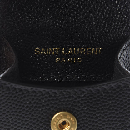 Saint Laurent Grain De Poudre Monogram Airpods Case Black 6 of 6