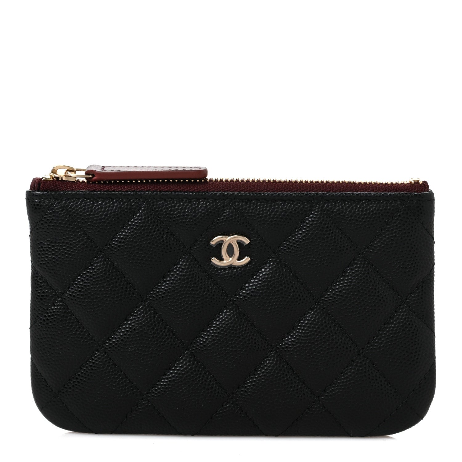 Chanel Caviar Quilted Small Cosmetic Case Black 1 of 10