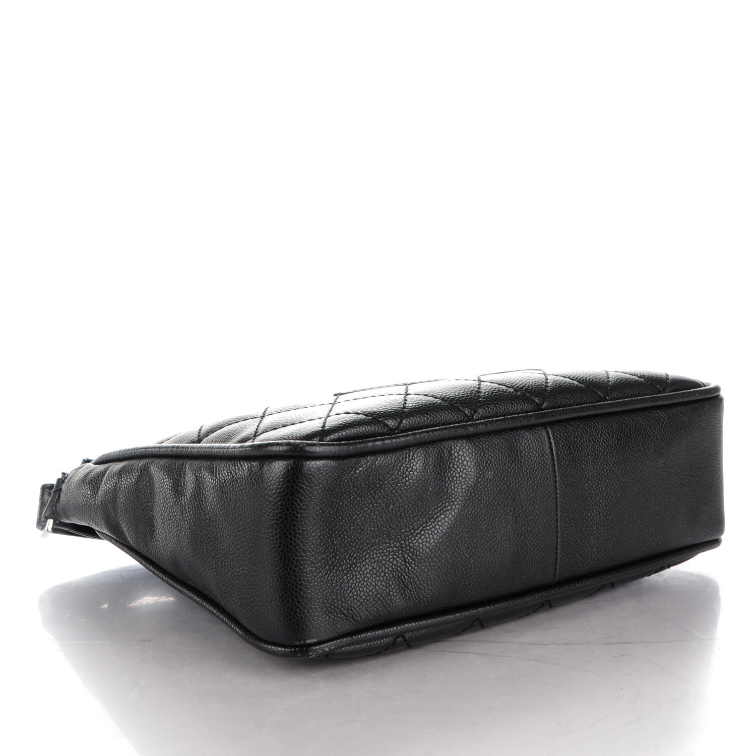Chanel Caviar Quilted CC Hobo Black 4 of 9
