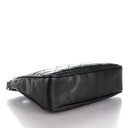 Chanel Caviar Quilted CC Hobo Black 4 of 9