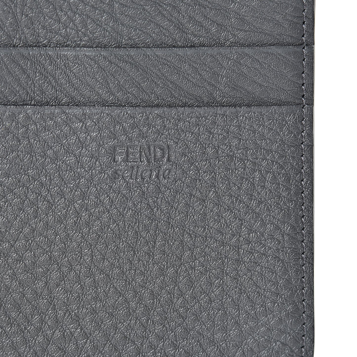 Cuoio Romano Selleria Mini Peekaboo Clutch Wallet Asfalto