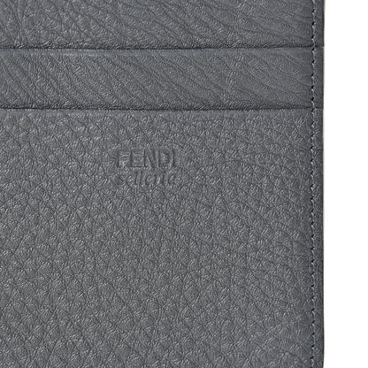 Fendi Cuoio Romano Selleria Mini Peekaboo Clutch Wallet Asfalto 8 of 11