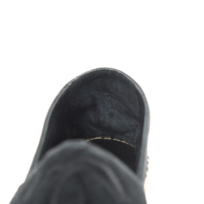 Chanel Canvas Quilted CC Espadrilles 37 Black 12 of 12