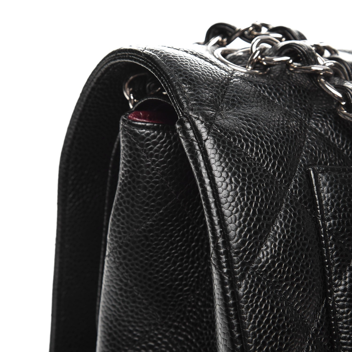 Chanel Caviar Quilted Maxi Double Flap Black 10 of 14