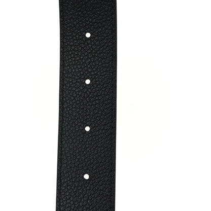 Louis Vuitton Calfskin Monogram 20mm LV Iconic Reversible Belt 95 38 Black 4 of 5