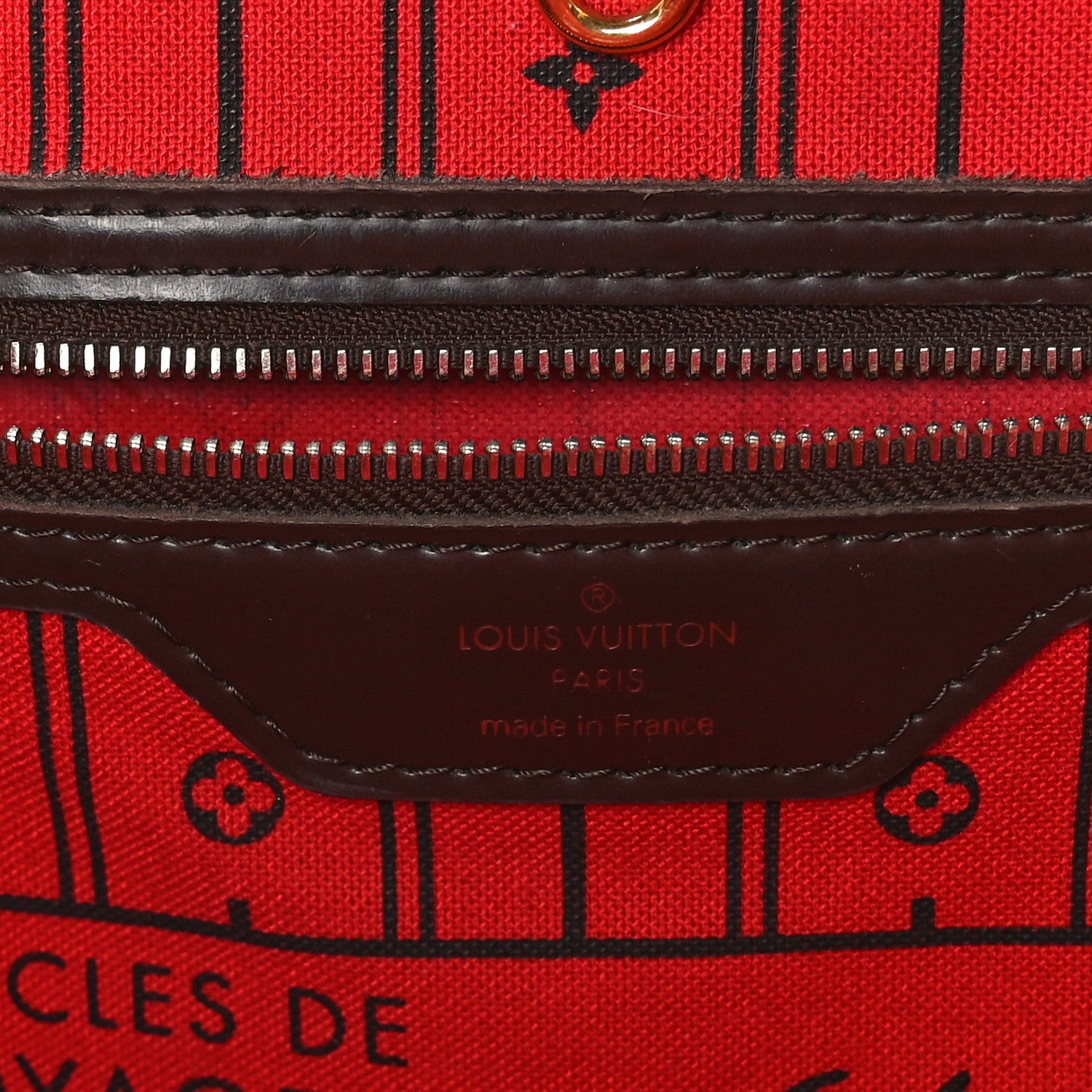 Louis Vuitton Damier Ebene Neverfull GM 6 of 13