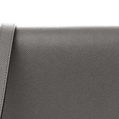 Celine Grained Calfskin Medium Trotteur Grey 8 of 14