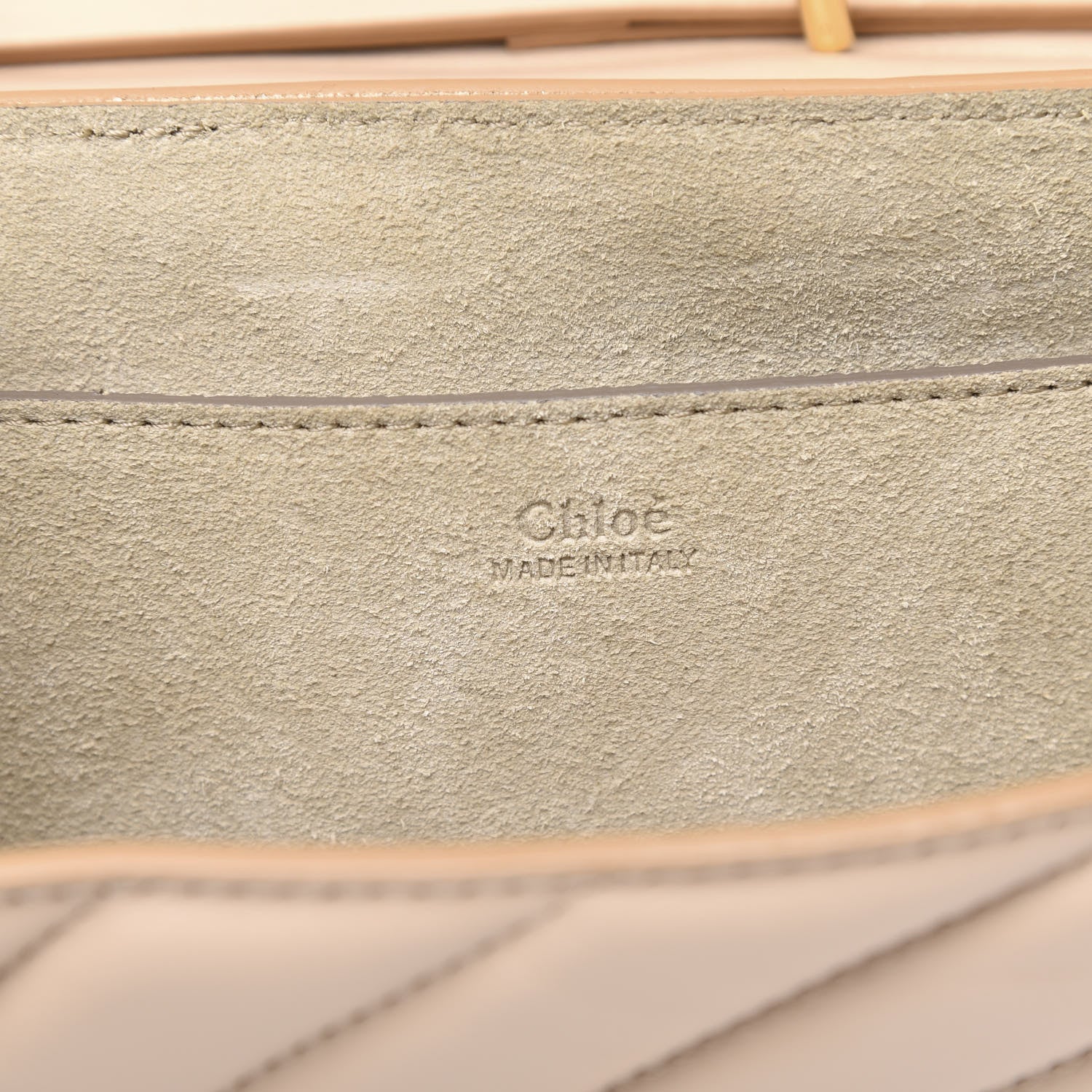 Chloe Calfskin Quilted Mini Drew Bijou Shoulder Bag Pearl Beige 6 of 11