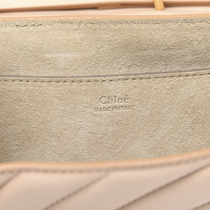 Chloe Calfskin Quilted Mini Drew Bijou Shoulder Bag Pearl Beige 6 of 11