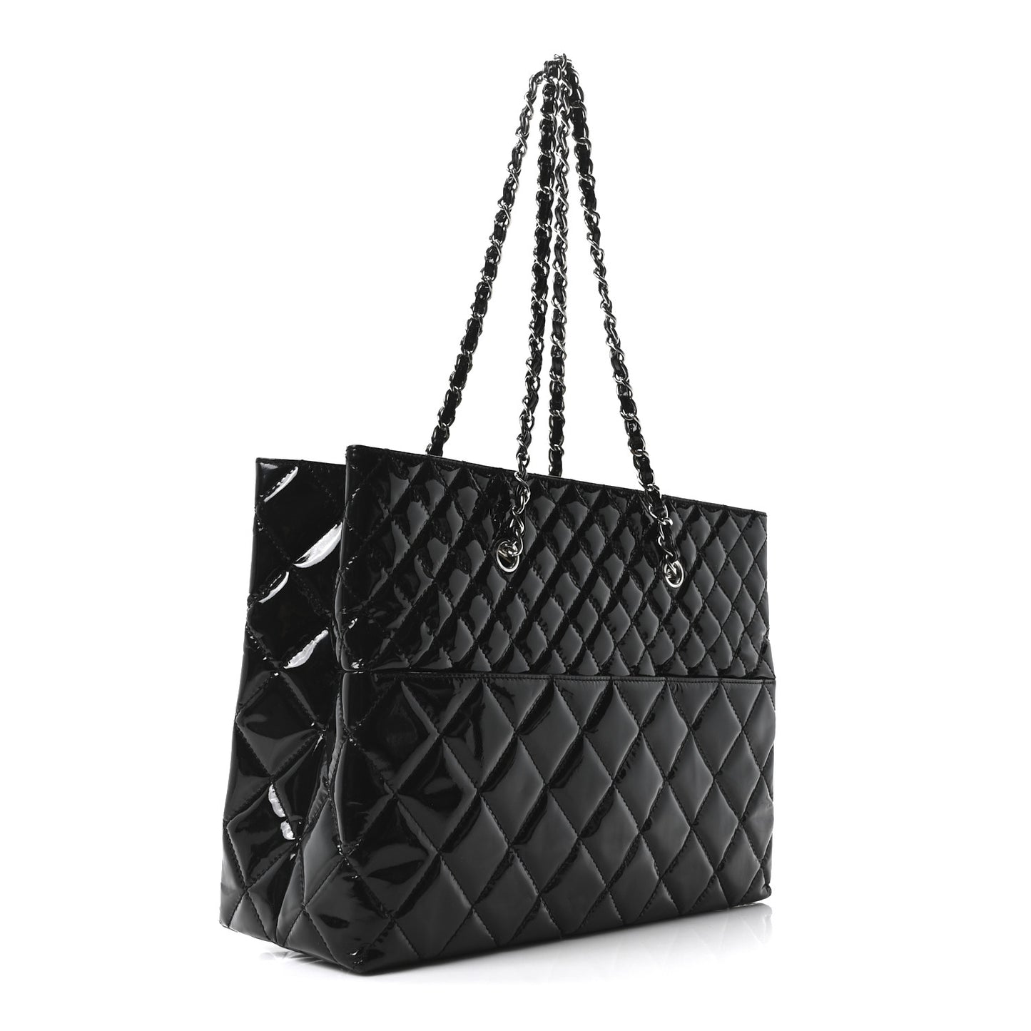 Vinyl Quilted In The Business Tote Black