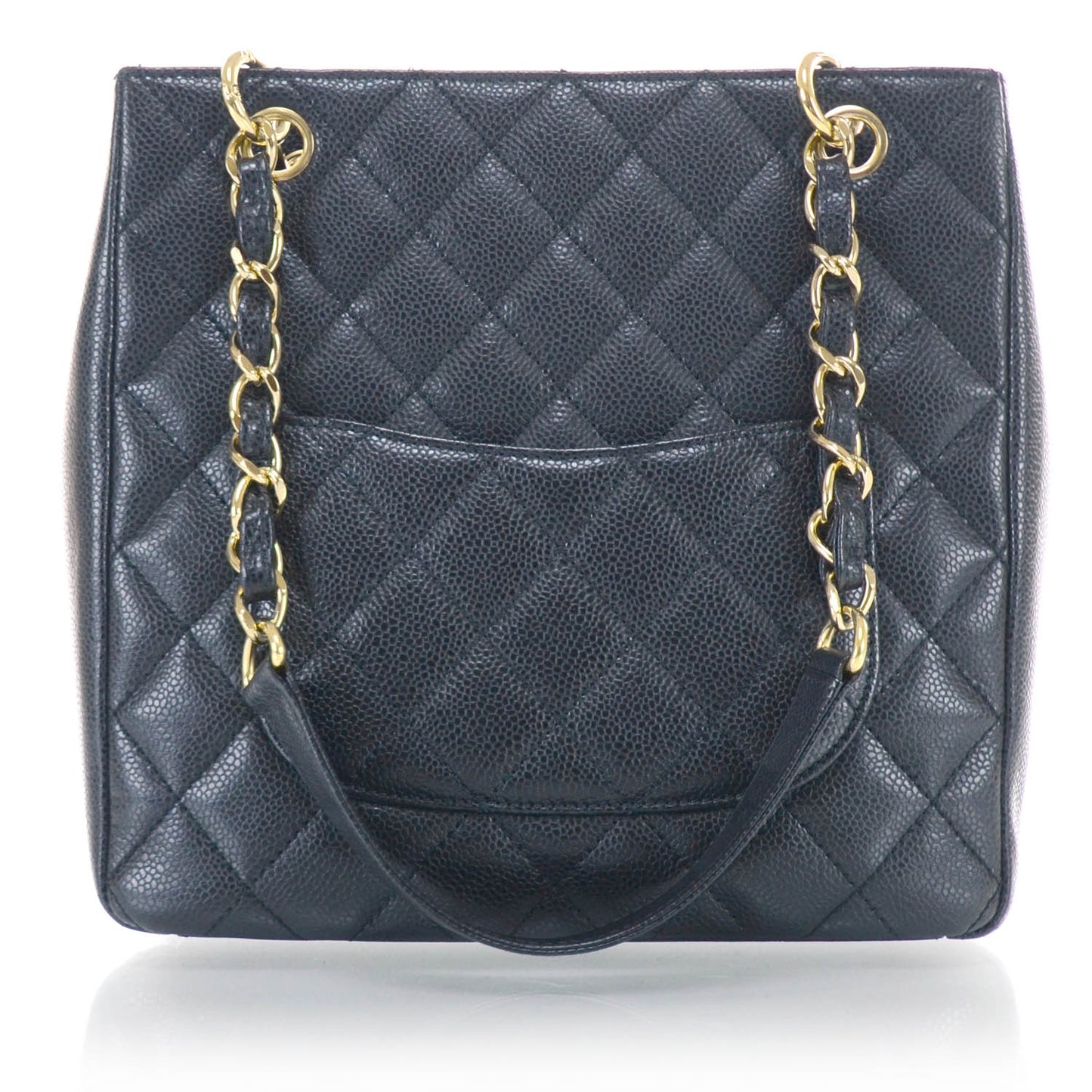 Caviar Petit Shopping Tote PST Black GHW