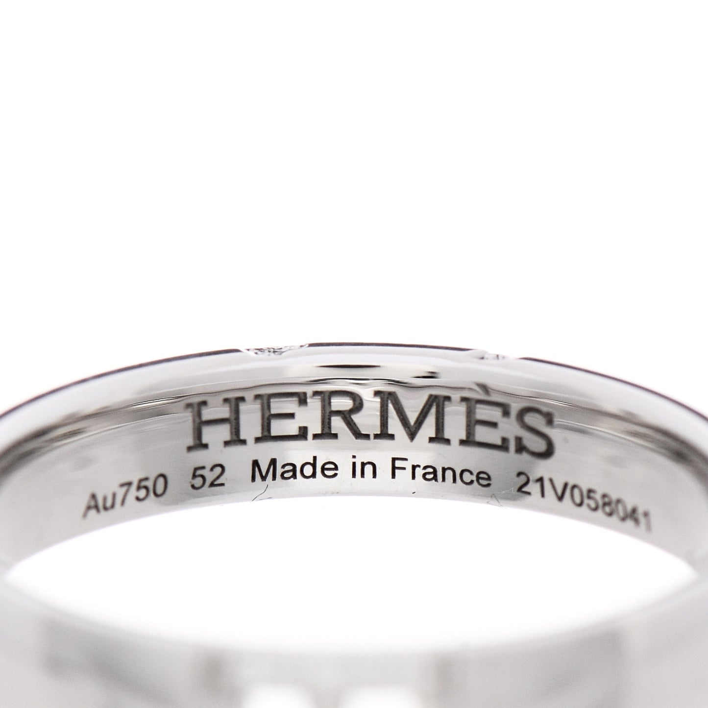 18K White Gold Diamond Ever Herakles Wedding Band Ring 52 6
