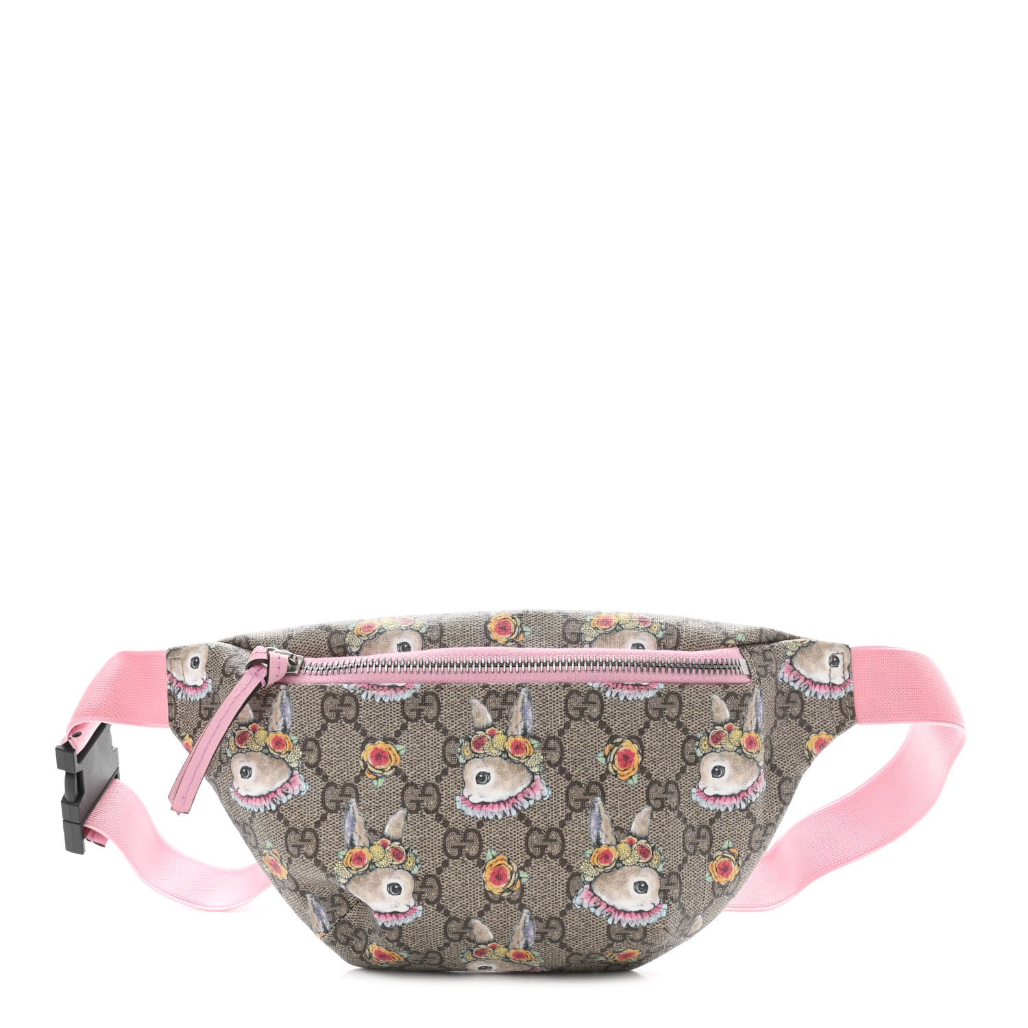 Gucci GG Supreme Monogram Childrens Bunny Print Belt Bag Multicolor 1 of 10