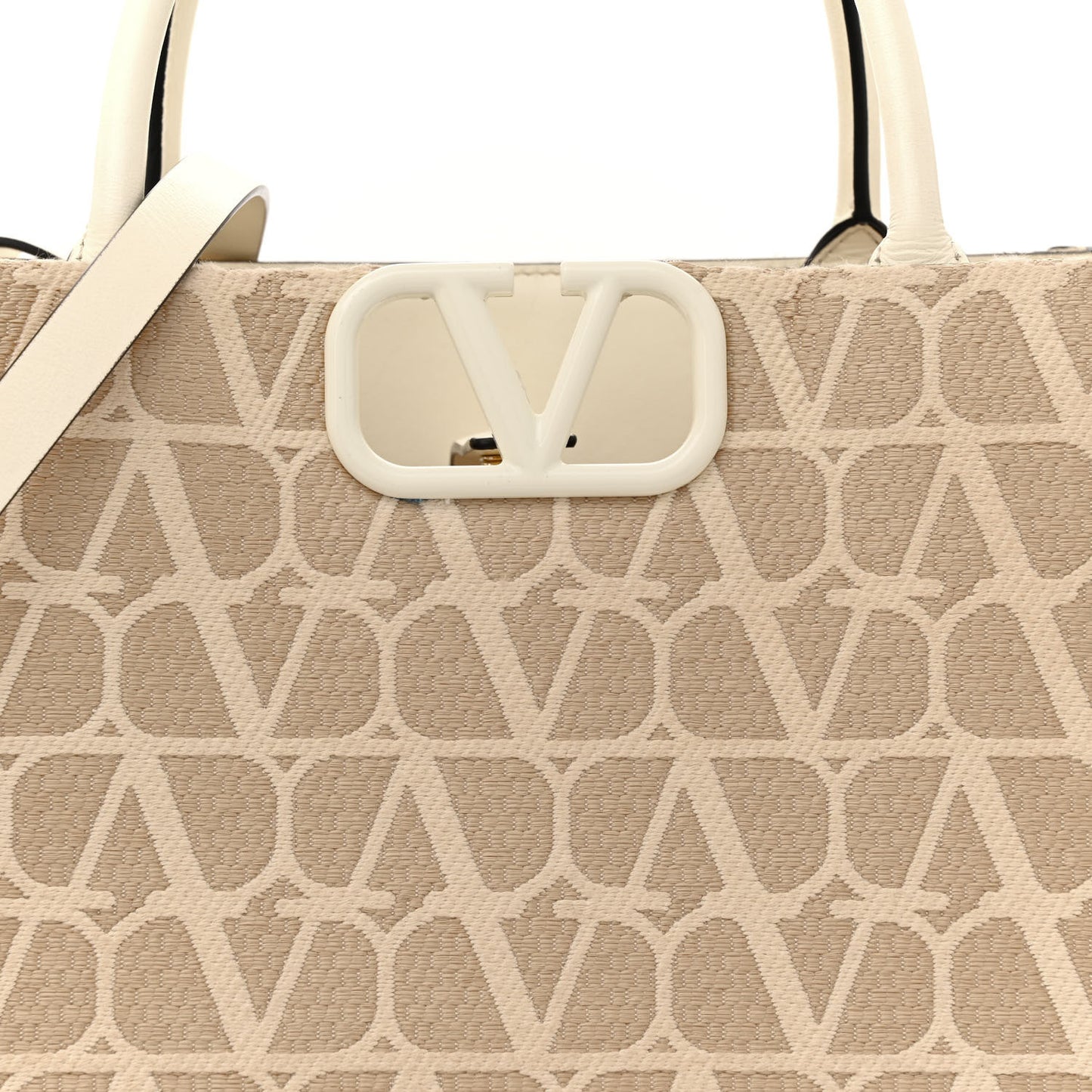 Toile Iconographe Calfskin Medium Vlogo Tote