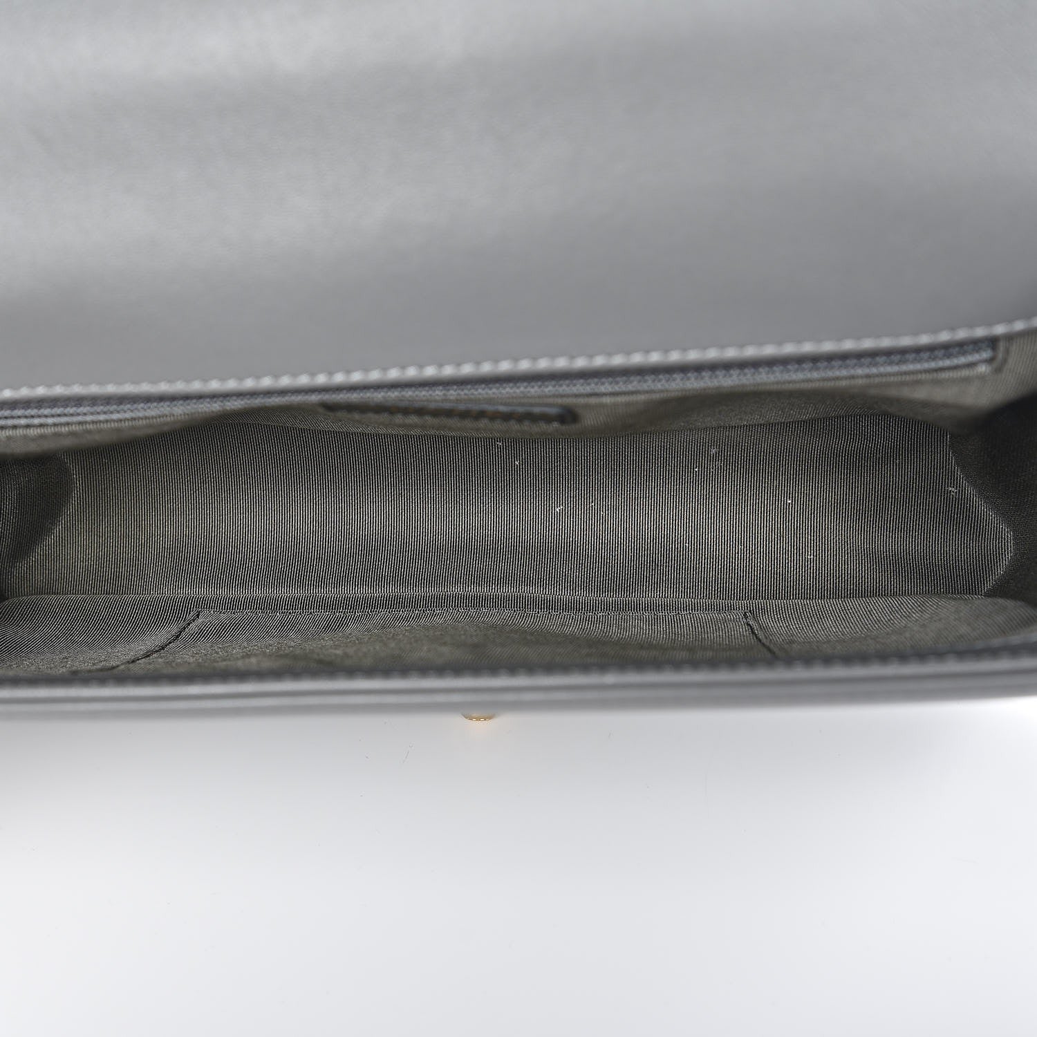 Chanel Lambskin Quilted New Medium Boy Flap Grey 5 of 7