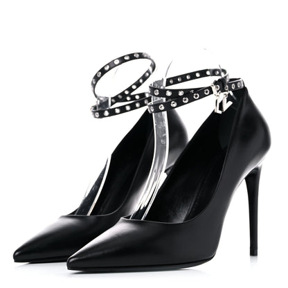 Louis Vuitton Calfskin Call Back Pumps 38.5 Black 4 of 14