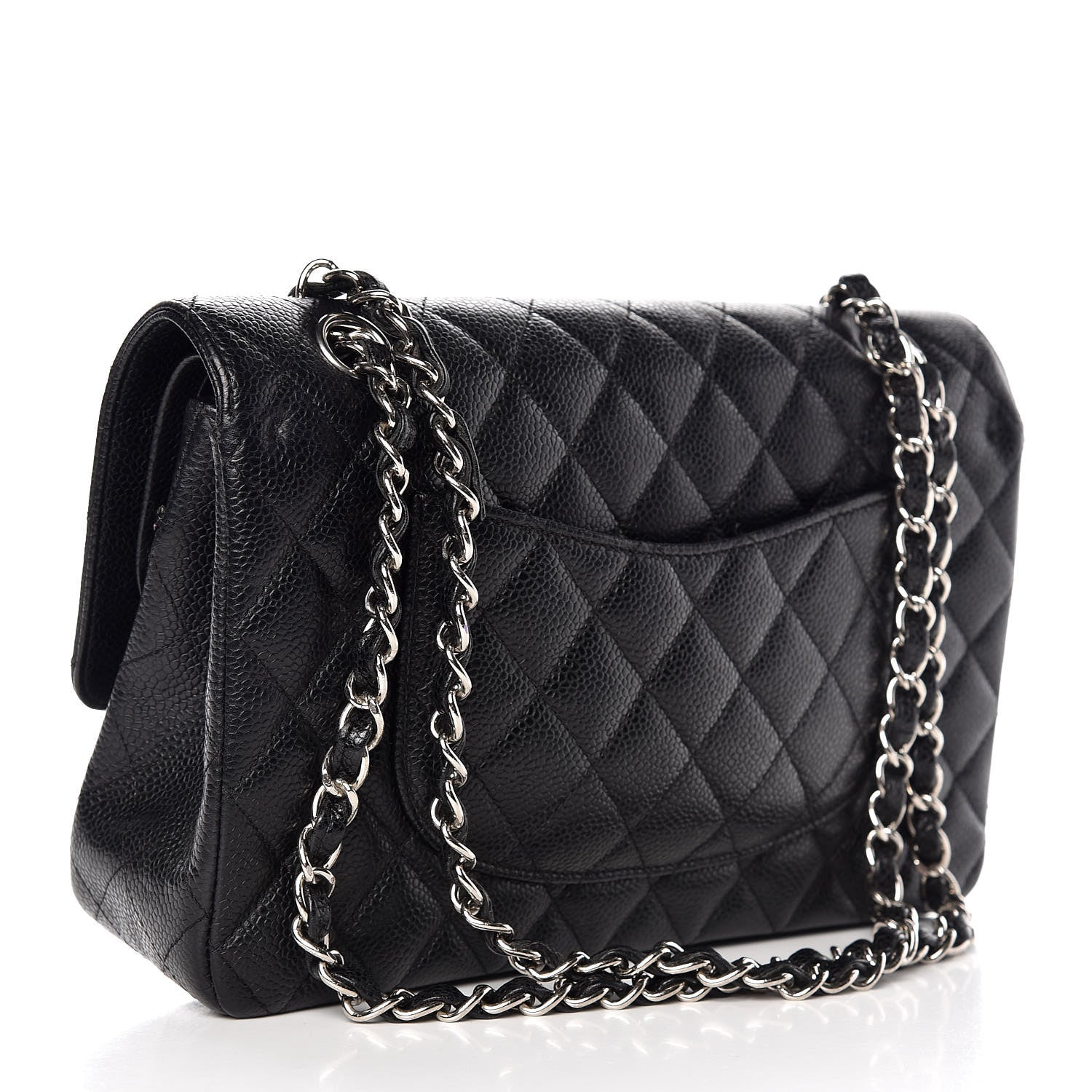 Chanel Caviar Quilted Medium Double Flap Black 4 of 9