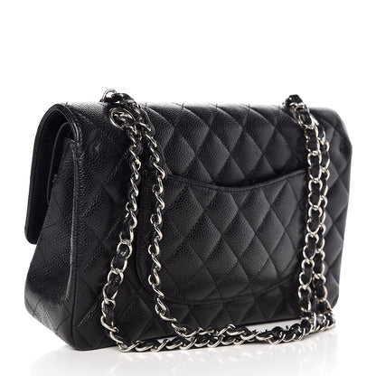 Chanel Caviar Quilted Medium Double Flap Black 4 of 9