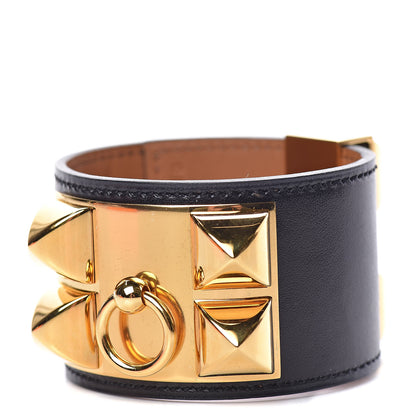 Hermes Box Collier de Chien CDC Bracelet S Black 1 of 6