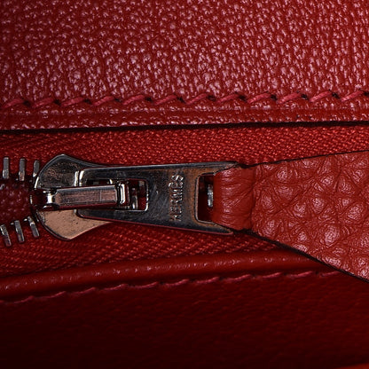 Hermes Togo Birkin 35 Rouge Casaque 16 of 29