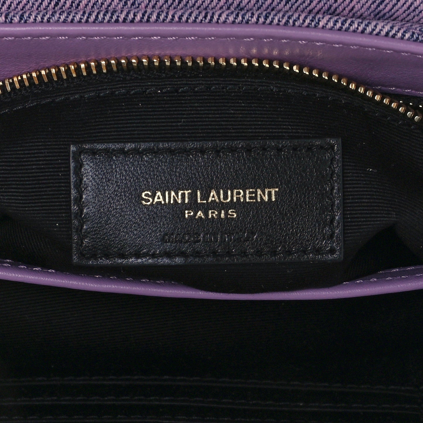 Denim Y Quilted Monogram Toy Loulou Crossbody Bag Bleached Lilac