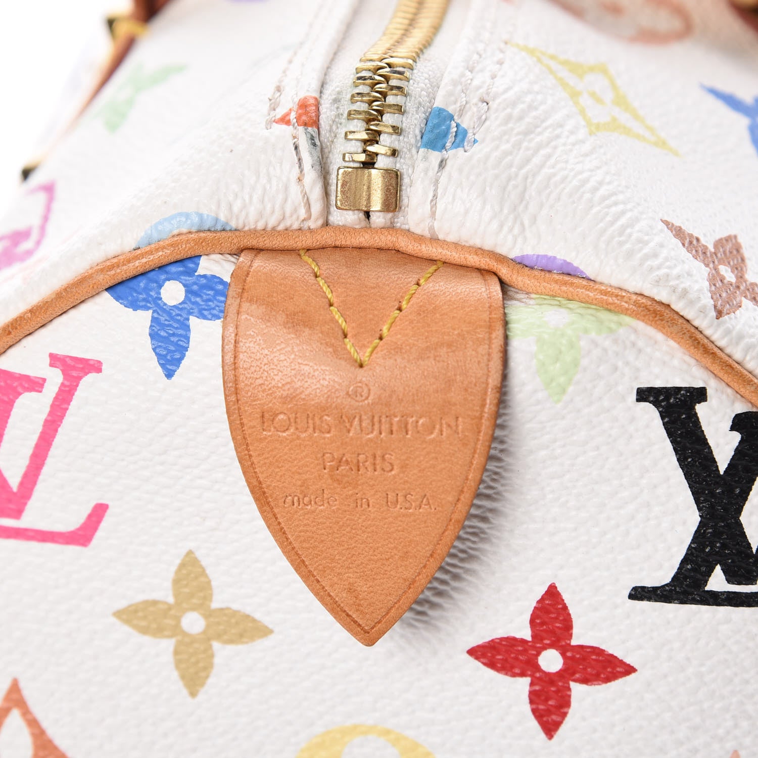 Louis Vuitton Monogram Multicolor Speedy 30 White 6 of 15