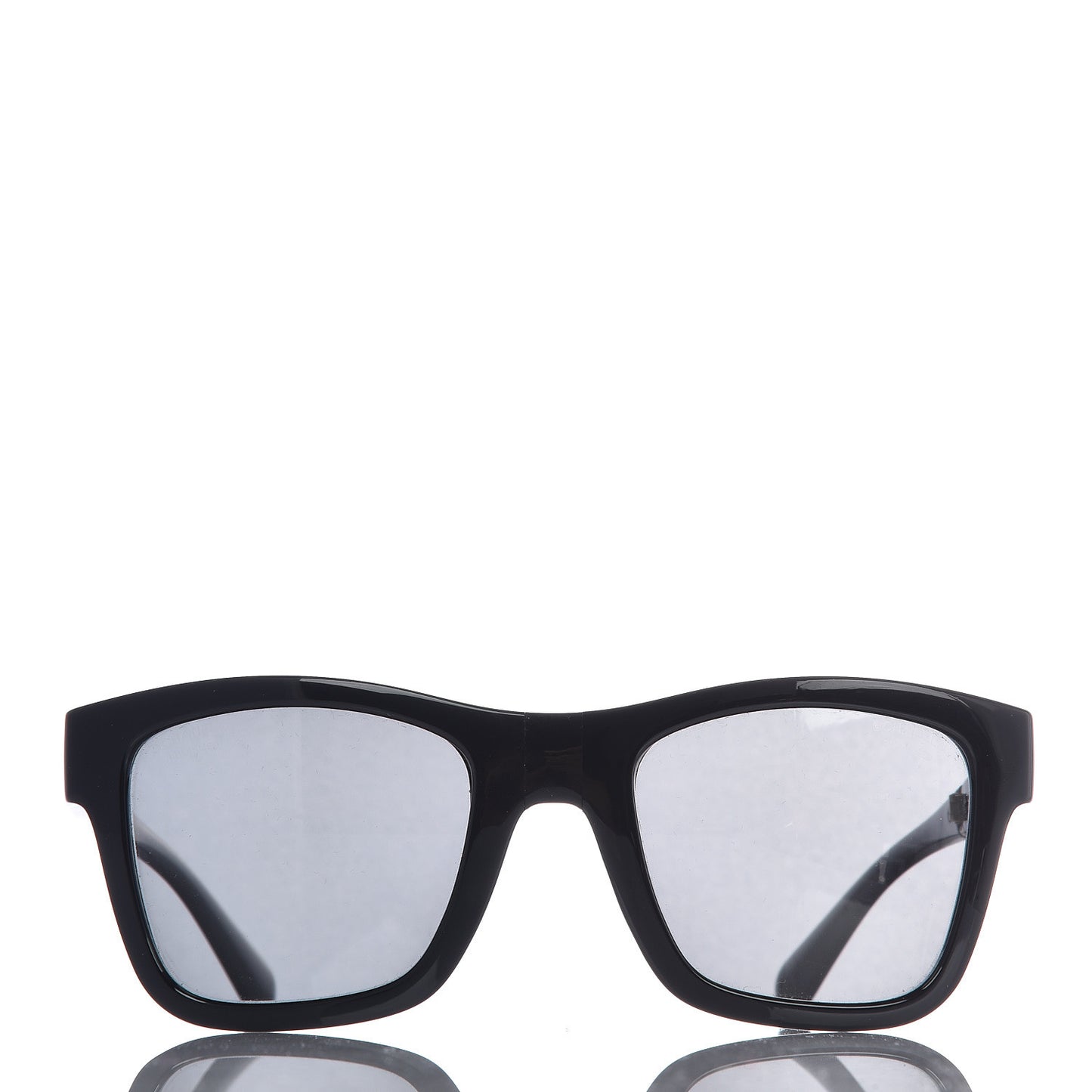 Nylon Metal Square Polarized Folding Sunglasses 6053 Black
