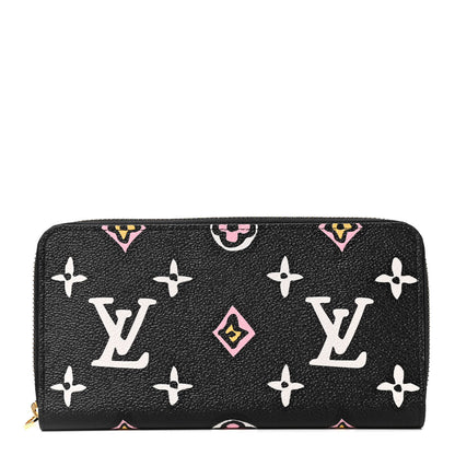 Louis Vuitton Monogram Giant Wild At Heart Zippy Wallet Black 1 of 4