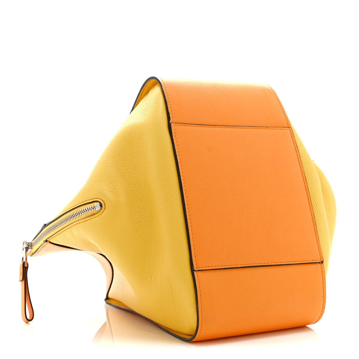 Loewe Calfskin Small Hammock Shoulder Bag Mandarin Yellow 4 of 10
