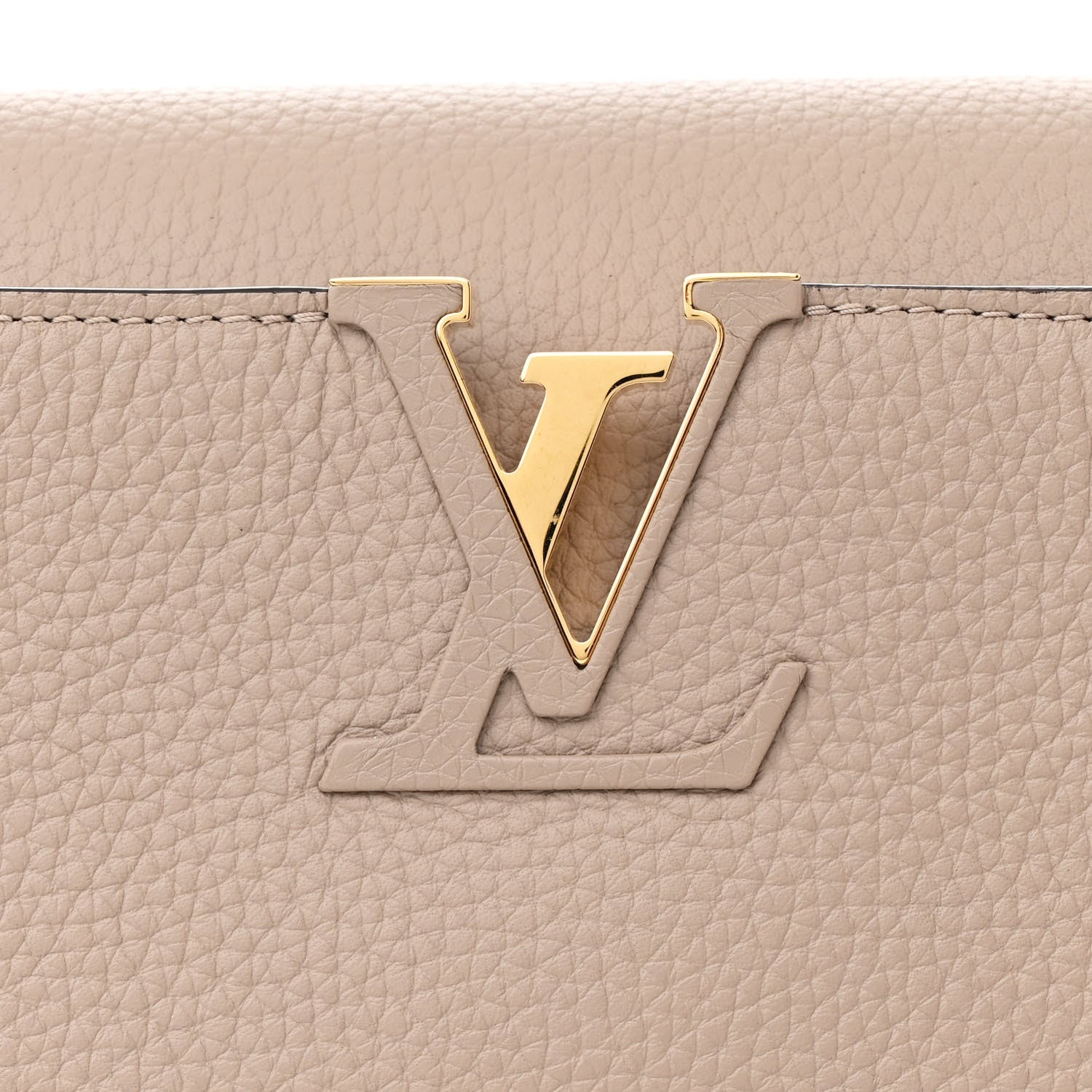 Louis Vuitton Taurillon Capucines PM Galet 8 of 11