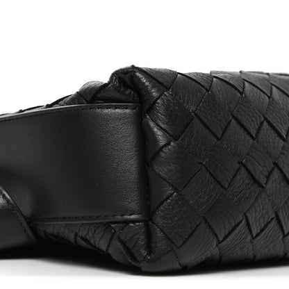 Bottega Veneta Deerskin Intrecciato Small Traveler Hobo Black 10 of 11