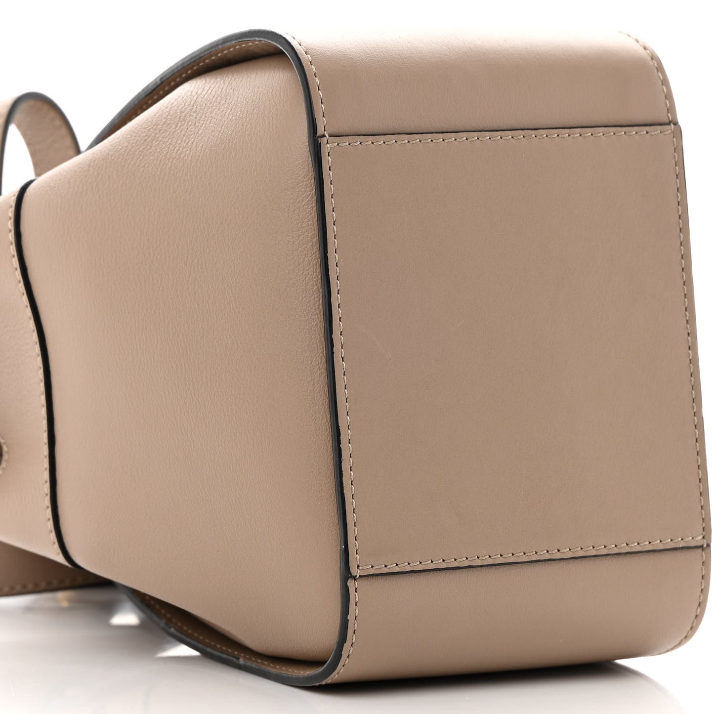 Calfskin Mini Hammock Shoulder Bag Light Oat