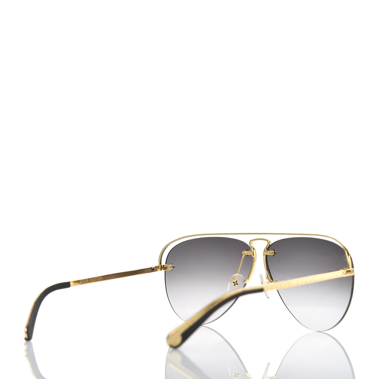 Monogram Grease Gradient Sunglasses Z1045W Gray