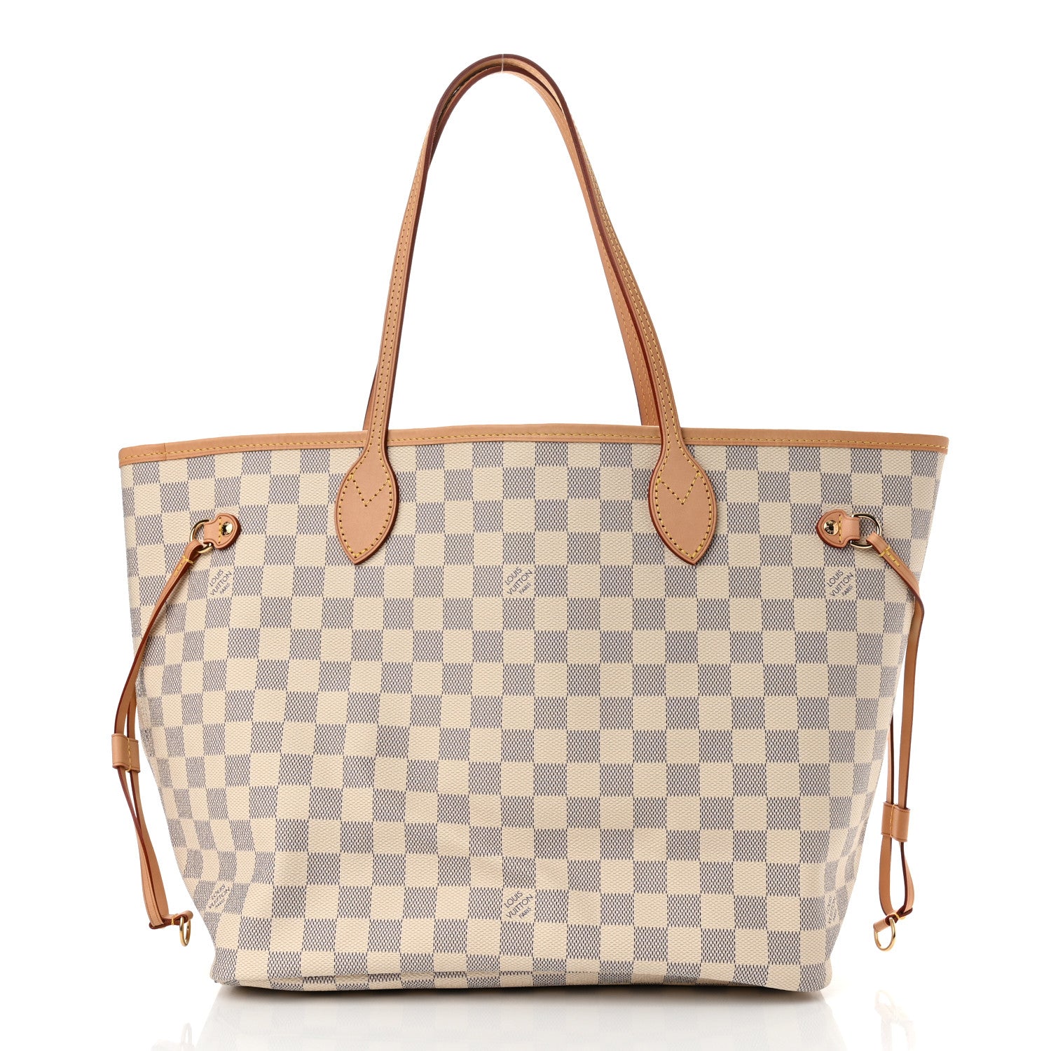 Louis Vuitton Damier Azur Neo Neverfull MM Rose Ballerine 3 of 12