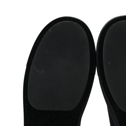 Chanel Velvet Womens CC Sneakers 41 Black 8 of 11
