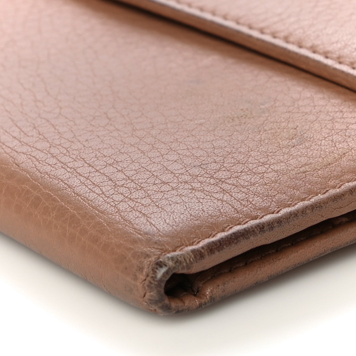 Gucci Deerskin Continental Flap Wallet Brown 11 of 26